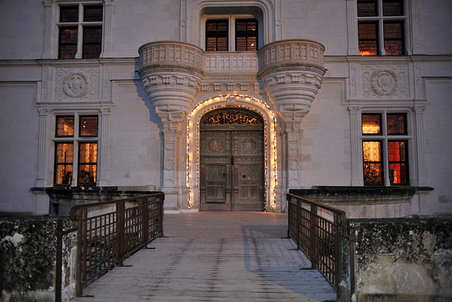 Entrée du Château de Chenonceau