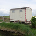 Bauwagen auf Hallig Hooge