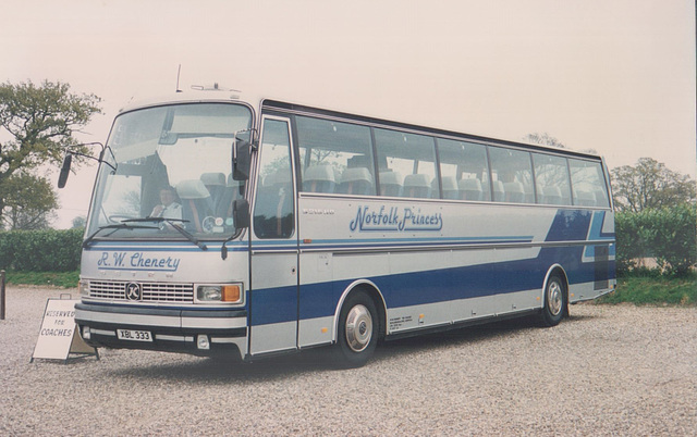 Chenery XBL 333 at Wroxham Barns - 29 April 1995