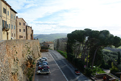 Italy, The South Wall of Pienza