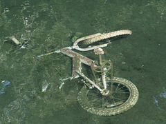 Dumped bike