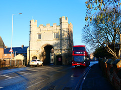 First Eastern Counties 36906 (YN69 XZK) in King’s Lynn - 14 Jan 2022 (P1100414)