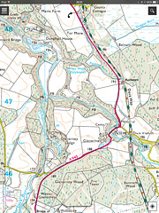 O.S. Map showing the Edinkillie (Divie) Viaduct, The Dorback, and Glenerney Lodge