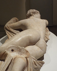 Detail of the Sleeping Hermaphrodite in the Metropolitan Museum of Art, June 2016