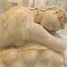 Detail of a Statue of a Sleeping Maenad from the Athenian Acropolis in the National Archaeological Museum in Athens, May 2014