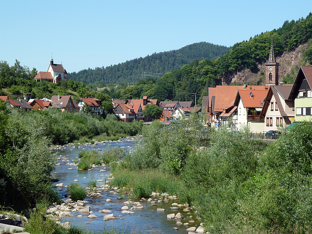 Idyllisches Forbach im Murgtal