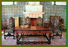 Sala de recepción en el Palacio Nacional de Sintra