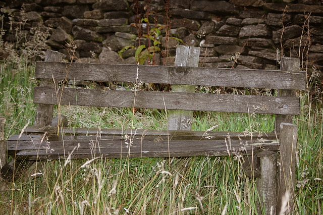 Broken bench