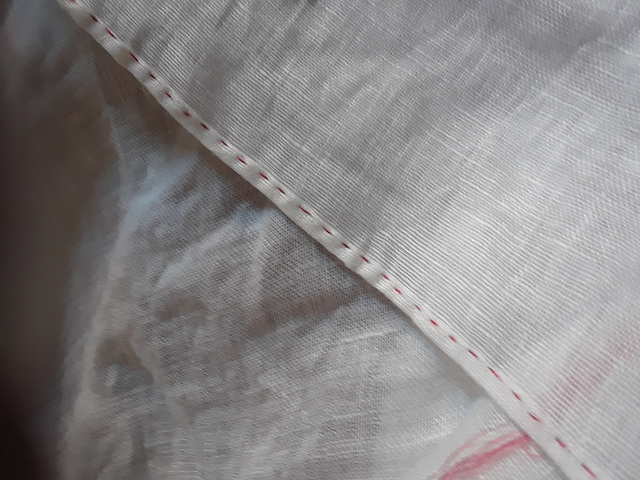 Sewing a seam