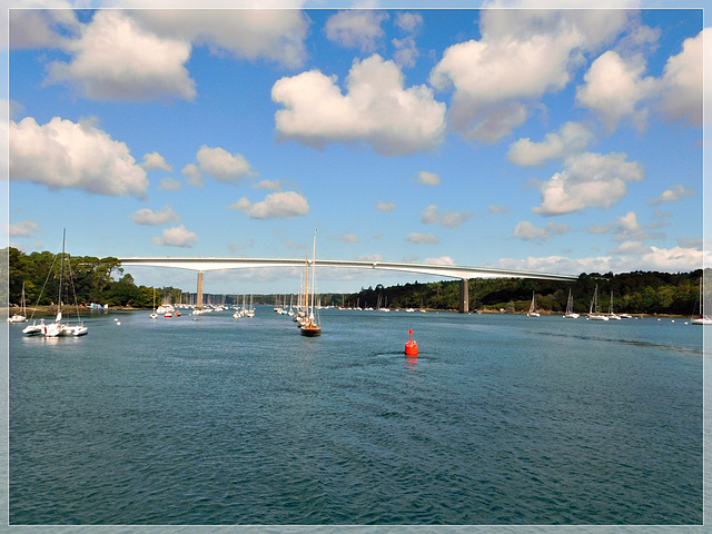 Le pont de Cornouaille sur l'Odet