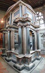 st mary's church, warwick (181)c17 tomb of fulke greville, lord brooke, +1628 by thomas ashby