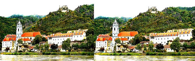 Dürnstein / Wachau in X3D. ©UdoSm