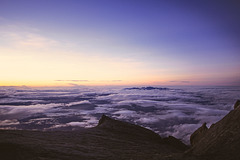 Mt Kinabalu - sunrise at the summit