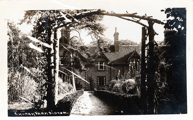 Church Farmhouse, Sibton, Suffolk c1920