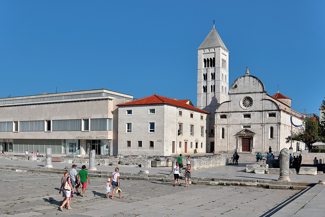 Zadar - Das archäologische Museum und Kirche und Kloster der Hl. Maria