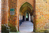 Kloster Chorin: Blick in den Kreuzgang - Chorin Monastery: View into the cloister