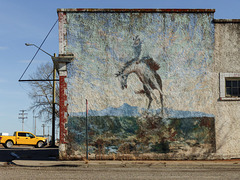 Mural in Blackie, Alberta
