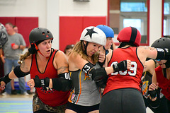 Hades Ladies jammer fights through