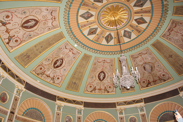 Detail of Saloon, Heaton Hall, Greater Manchester