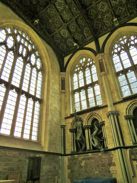 chapter house, exeter cathedral, devon