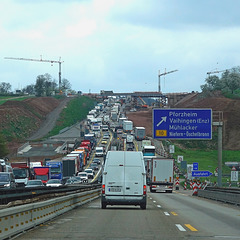 Traffic jam   (Jammern über den Verkehr)