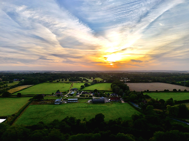 Verwood sunset