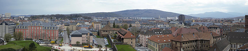 BELFORT: Panorama de la ville depuis le lion. 02