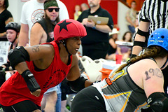 Hell Betties jammer looks for an opening