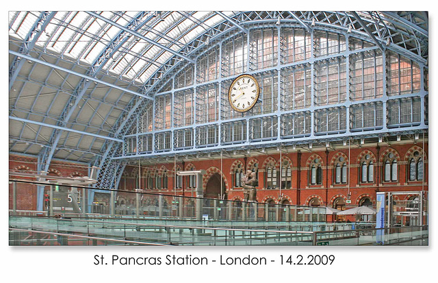 St Pancras Station 14 2 2009