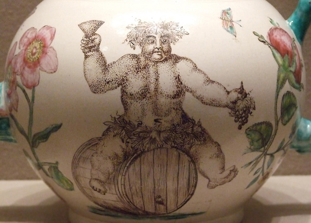 Detail of an English Punch Pot in the Metropolitan Museum of Art, February 2012