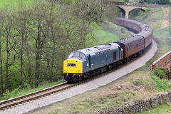 B.R. class 40 40145 at Darnholme NYMR 6th May 2007