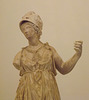 Detail of Minerva in the Naples Archaeological Museum, July 2012