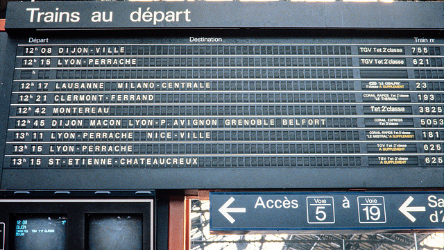 810000 Paris-Lyon panneau departs