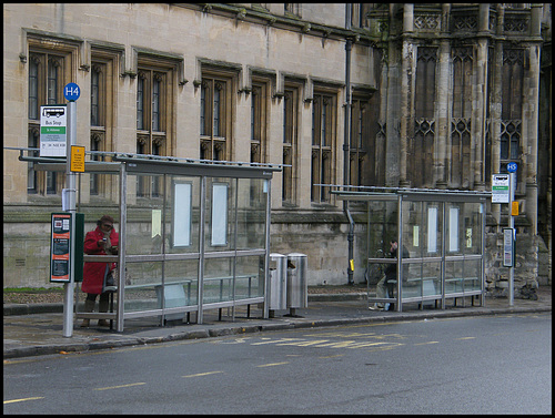 tacky Oxford bus shelters
