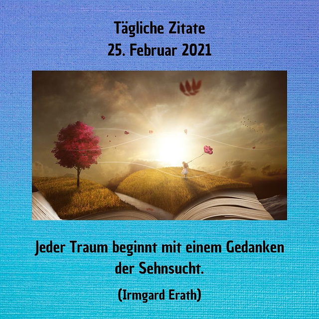 Tägliche Zitate 25. Februar 2021