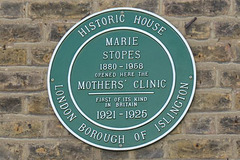 Marie Stopes plaque