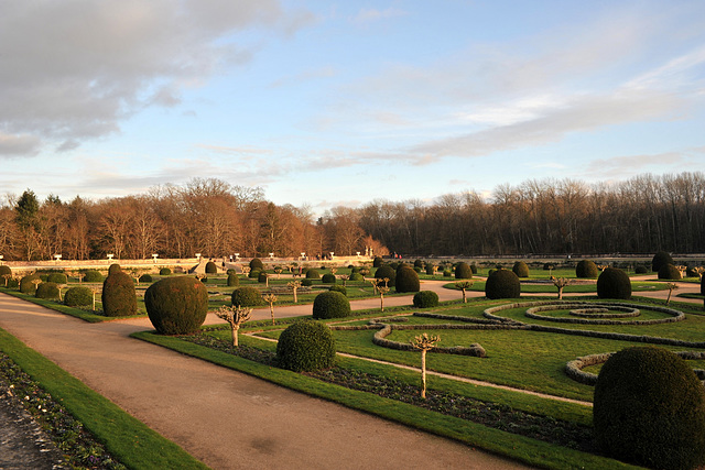 Le jardin de Diane de Poitiers du Château de Chenonceau - Indre-et-Loire