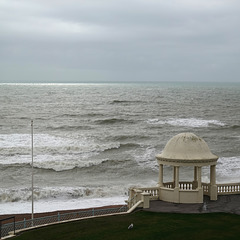 View from the roof of De la Warr Pavilion