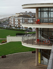 View from the roof of De la Warr Pavilion