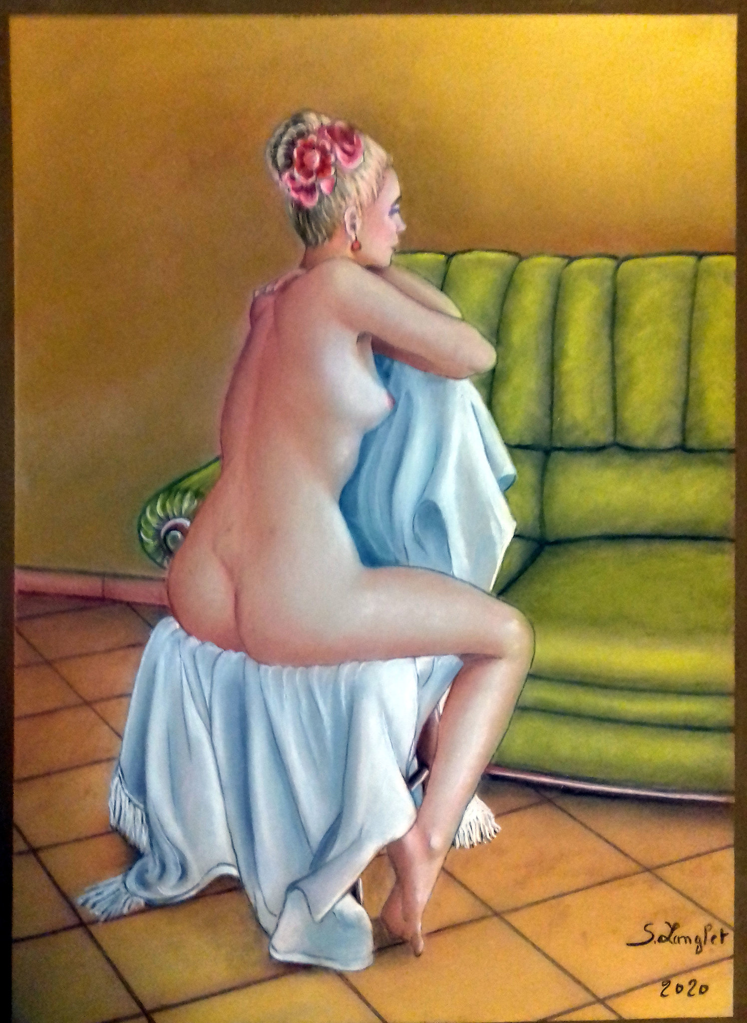 La pose