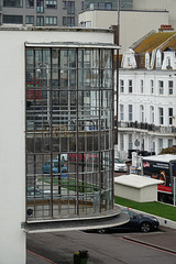 View from the roof of De la Warr Pavilion