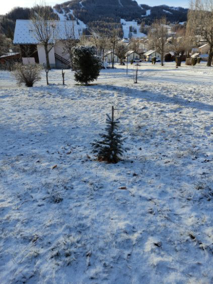 Sous la neige à Ancelle