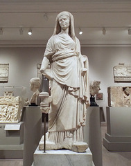 Priestess Burning Incense in the Boston Museum of Fine Arts, January 2018
