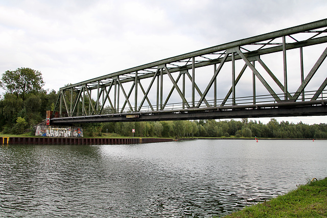 Alte Zechenbahnbrücke über dem Dortmund-Ems-Kanal (Dortmund) / 10.09.2017