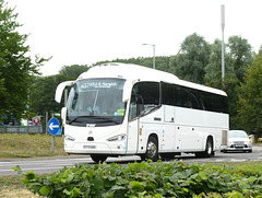 Prospect Coaches (Megabus contractor) YT71 GHD at Fiveways, Barton Mills - 24 Jun 2023 (P1150816)