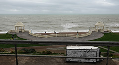 View from the roof of De la Warr Pavilion