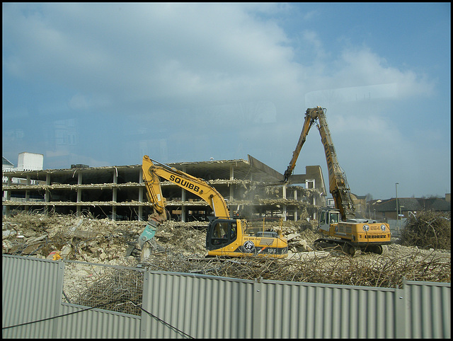 multi-storey demolition