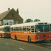 Alder Valley coaches in Farnborough - 1 Sep 1974