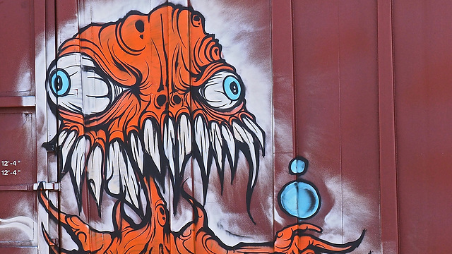 Rail Car Art - Quesnel, BC
