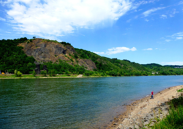 DE - Remagen - Am Strand des Rheins